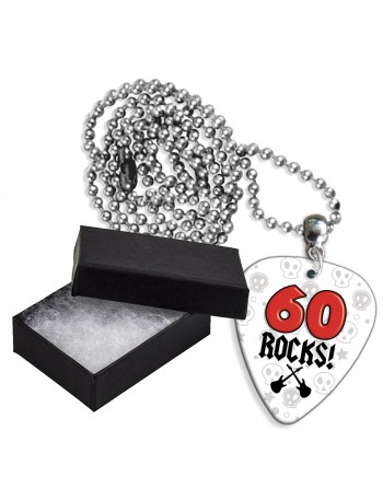 60 Rocks aluminium plectrum...