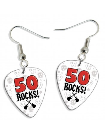 50 Rocks plectrum oorbellen