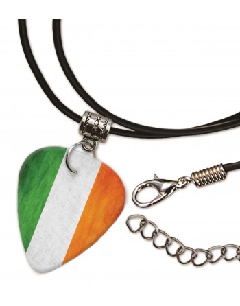 Ierse Grunge vlag ketting met plectrum