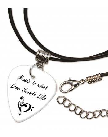 Music Is What Love Sounds Like ketting met plectrum