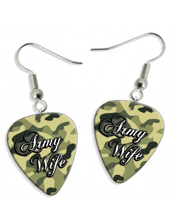 Army Wife plectrum oorbellen