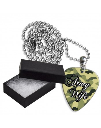 Army Wife aluminium plectrum ketting