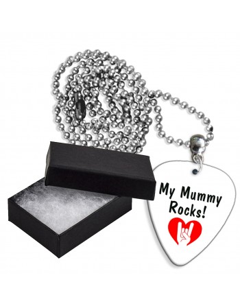 Mod symbool aluminium plectrum ketting