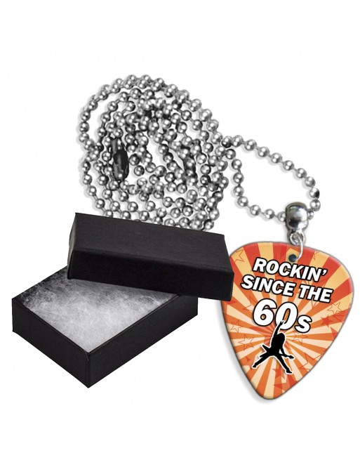 Rocking Since the 60's aluminium plectrum ketting