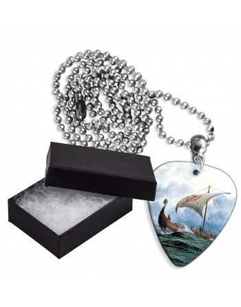 Viking boot aluminium plectrum ketting