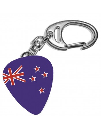 Plectrum sleutelhanger met de afbeelding van de Australische vlag
