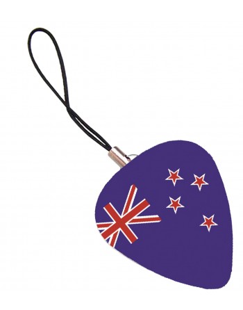 Plectrum telefoonhanger met de afbeelding van de Australische vlag vlag
