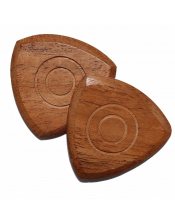 Pokhout tri pick houten plectrum