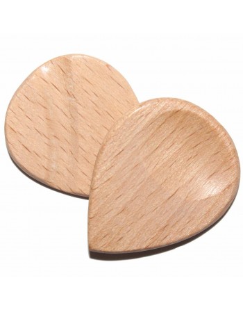 Wit beuken houten Jazz plectrum