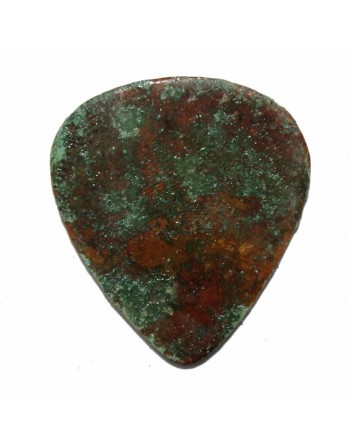 Koperen patina finished plectrum handgemaakt 1.00 mm