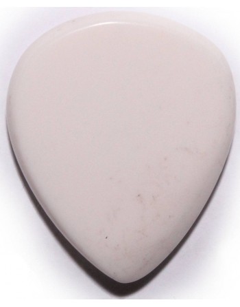 Chuncky plectrum 5.00 mm virgin white