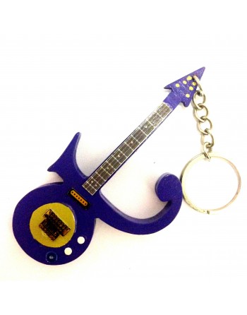 Prince miniatuur gitaar sleutelhanger