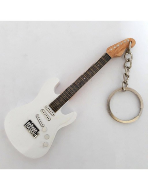 Jimi Hendrix miniatuur gitaar sleutelhanger