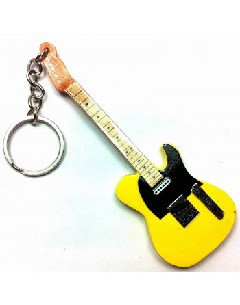 Bruce Springsteen miniatuur gitaar sleutelhanger