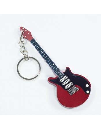 Brian May Queen miniatuur gitaar sleutelhanger