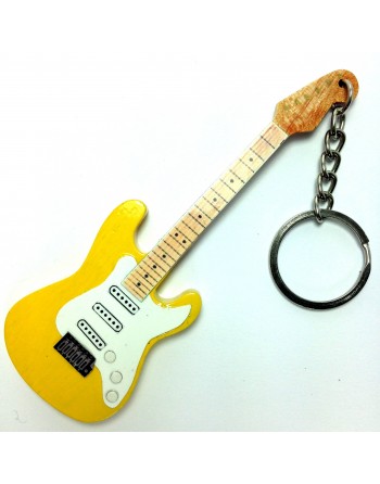 Yngwie Malmsteen miniatuur gitaar sleutelhanger