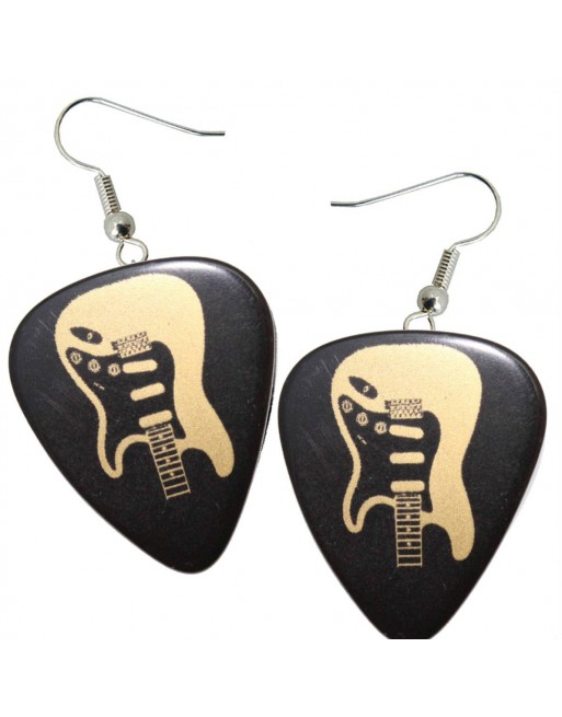 Fender Stratocaster plectrum oorbellen