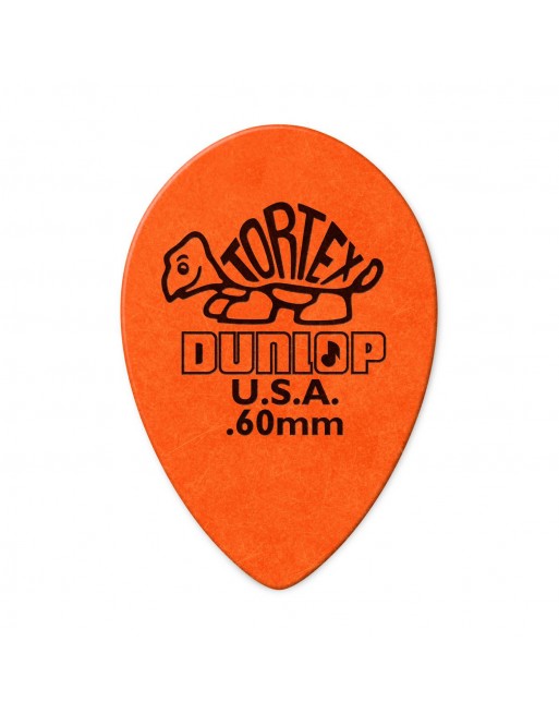 Dunlop Tortex Small Teardrop plectrum 0.60 mm Dunlop Tortex Small Teardrop plectrum 0.60 mm