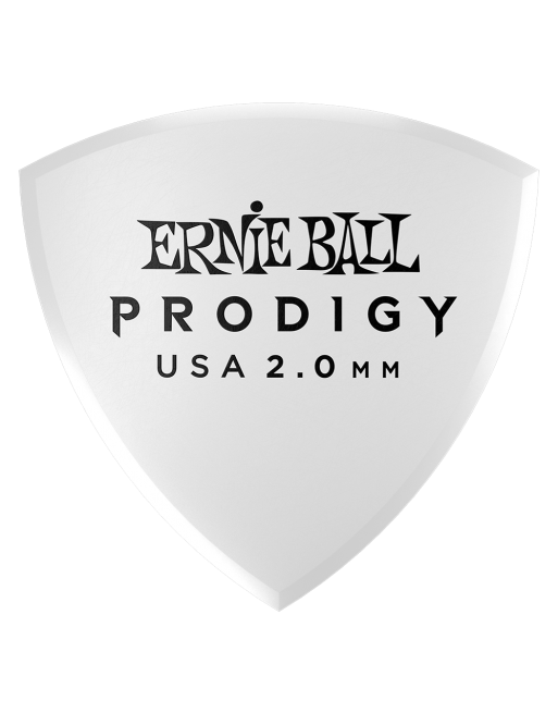 Ernie Ball Prodigy large shield plectrum 2.00 mm Ernie Ball Prodigy large shield plectrum 2.00 mm