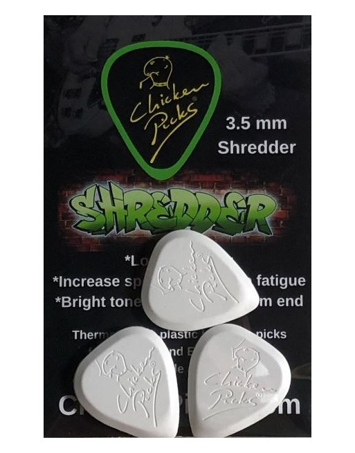 ChickenPicks Shredder plectrum 3.50 mm 3-Pack ChickenPicks Shredder plectrum 3.50 mm 3-Pack
