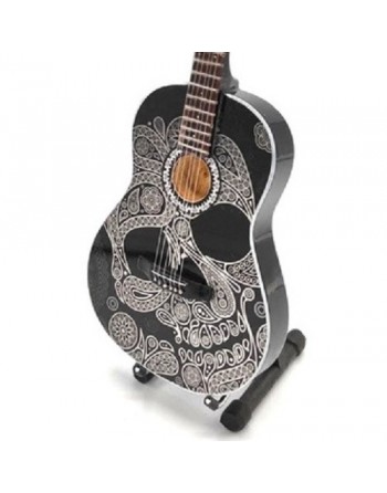 Sugar Skull miniatuur gitaar