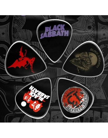 Black Sabbath Plectrum Purple Logo 5-pack 1.00 mm