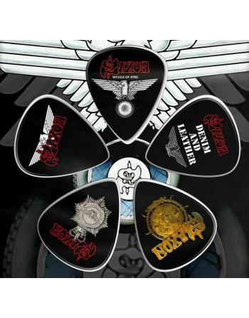 Saxon Plectrum Wheels Of Steel 5-pack 1.00 mm