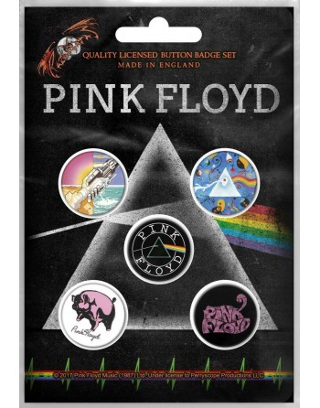 Pink Floyd button Prism 5-pack