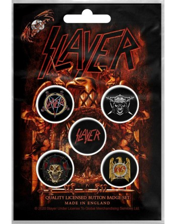 Slayer button Eagle 5-pack