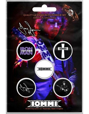 Tony Iommi button Iron Man...