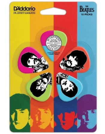 The Beatles Plectrum Sgt. Pepper's Lonely Hearts Club Band 50th Anniversary 10-pack Heavy 0.85 mm