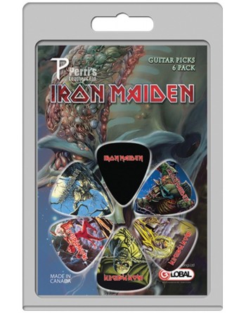 Iron Maiden 6-pack Medium plectrum 0.71 mm