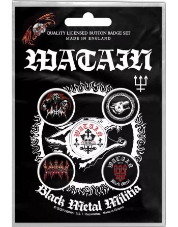 Watain Button Black Metal...