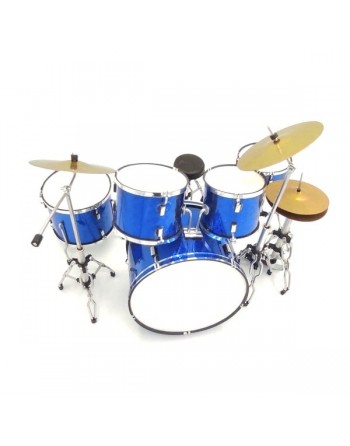 Blauw drumstel