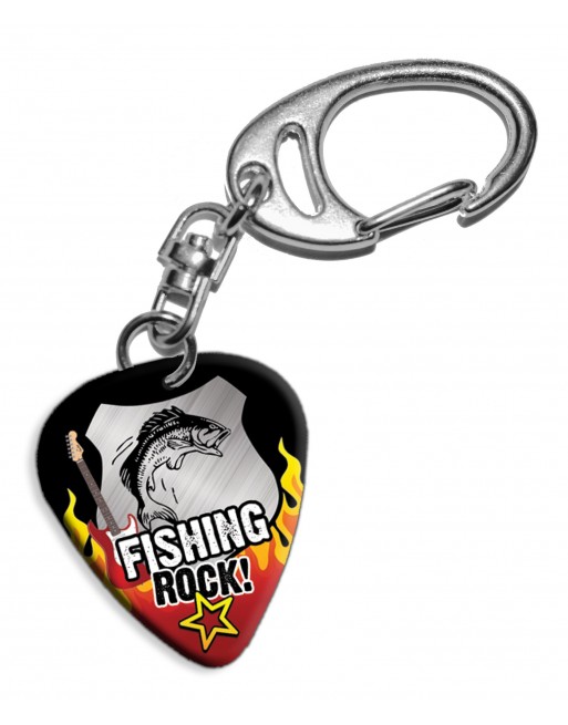 Plectrum sleutelhanger Fishing Rocks!