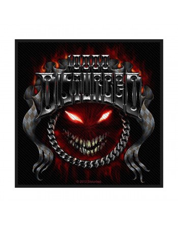 Disturbed Chrome Smiley Patch