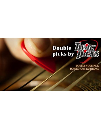 Twin Picks plectrum acoustic soft zwart