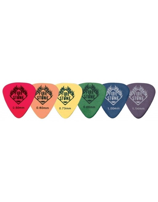 Fire & Stone Delrin plectrum Starters setje  0.50 - 1.14 mm