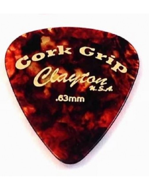 Clayton Cork grip plectrum 0.63 mm Clayton Cork grip plectrum 0.63 mm