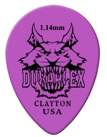 Clayton Duraplex small teardrop plectrum 1.14 mm