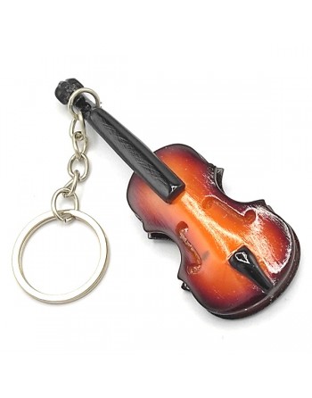 Miniatuur viool sleutelhanger