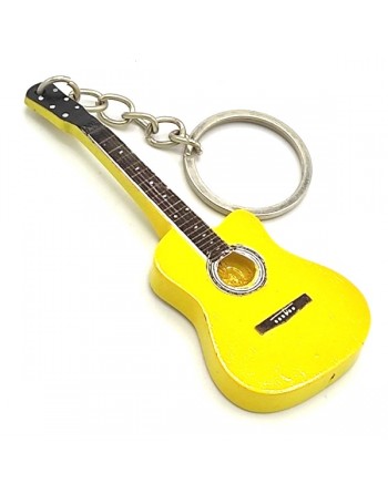 Klassieke Miniatuur Gitaar Sleutelhanger