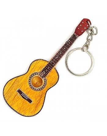 Klassieke Spaanse miniatuur gitaar sleutelhanger