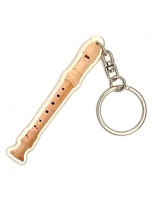 Blokfluit sleutelhanger Blokfluit sleutelhanger