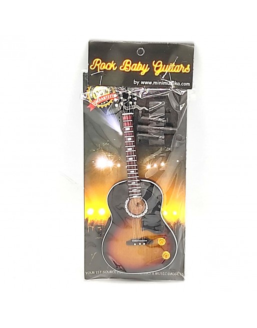 Buitenlander Doorlaatbaarheid per ongeluk Gibson J-160 baby miniatuur gitaar