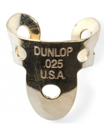 Jim Dunlop Messing vingerplectrum 0.025