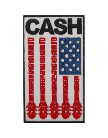 Johnny Cash - Flag - patch