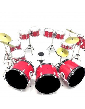 Super drumstel rood