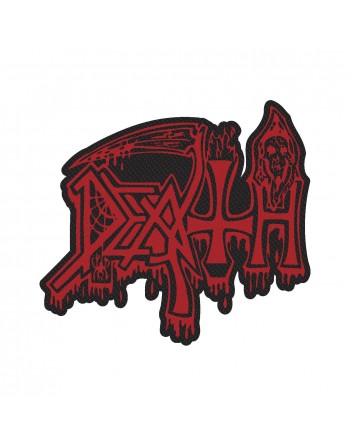 Death - Cut Out Logo - patch