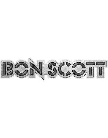 Bon Scott - Logo - ijzeren pin